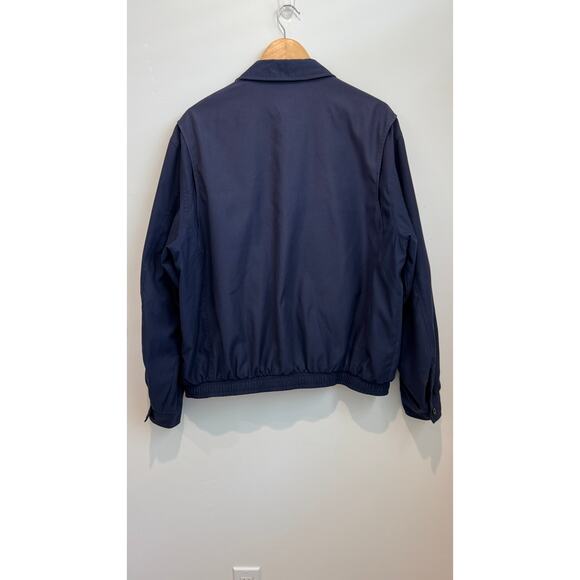 Ralph Lauren Men’s Navy Bomber Jacket – White Pony Logo – Size Large - Picture 9 of 9